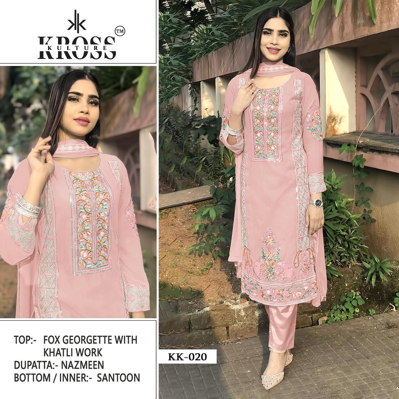 KK 20 Georgette Pakistani Suits Catalog